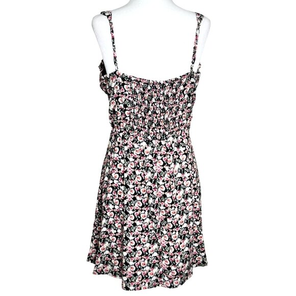 Triixxi Womens Dress Plus Size XL Floral Print Ruffle Details Adjustable Straps - Picture 2 of 8